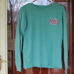 youth green Christmas long sleeve shirt!!